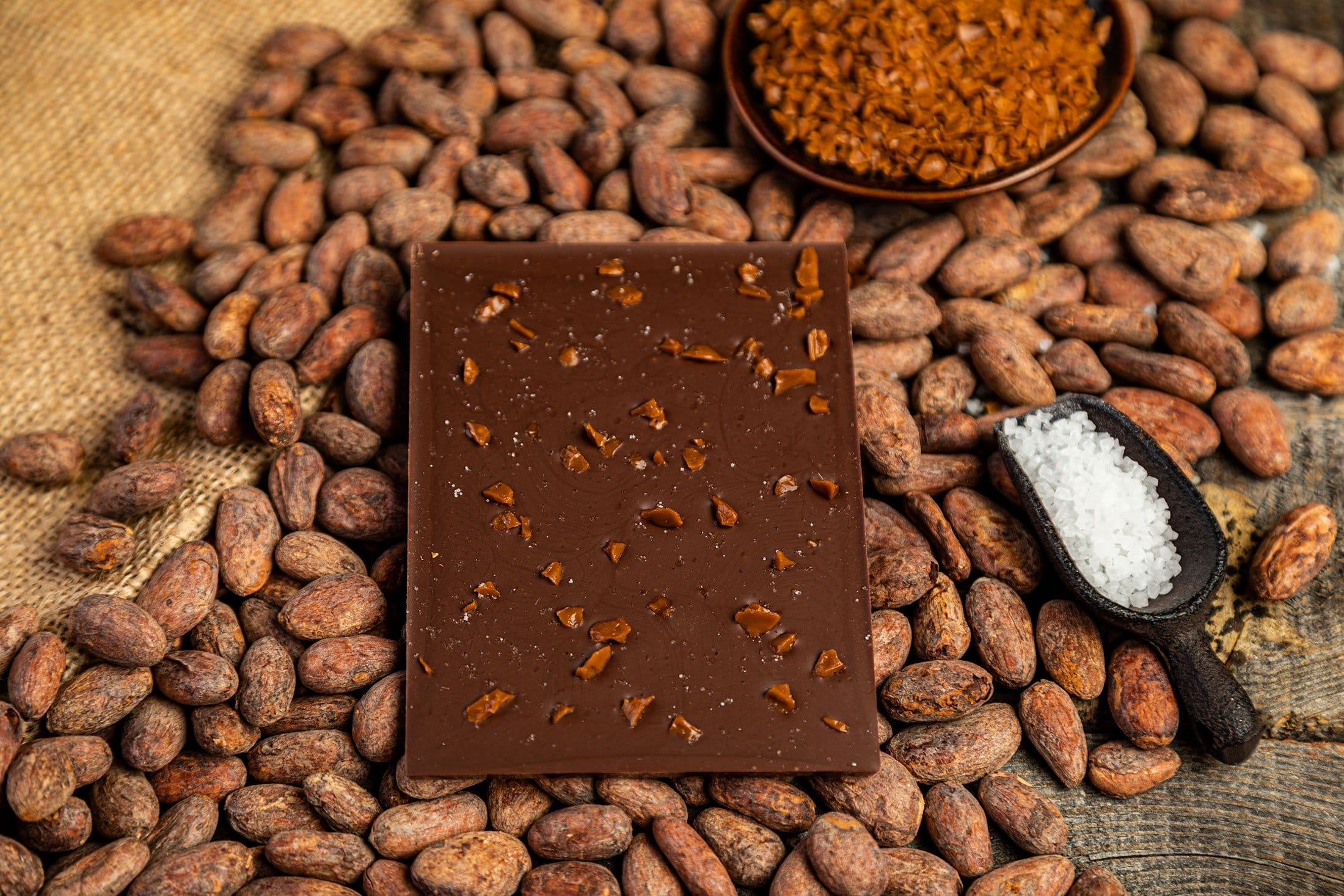 Milk Chocolate with Caramel and Salt