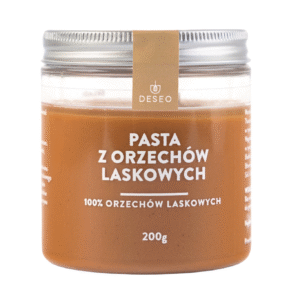Pasta z orzechów laskowych 100% 200g