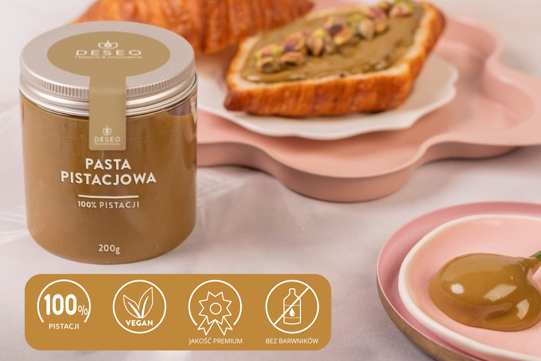 pasta pistacjowa 200g DESEO - INFO