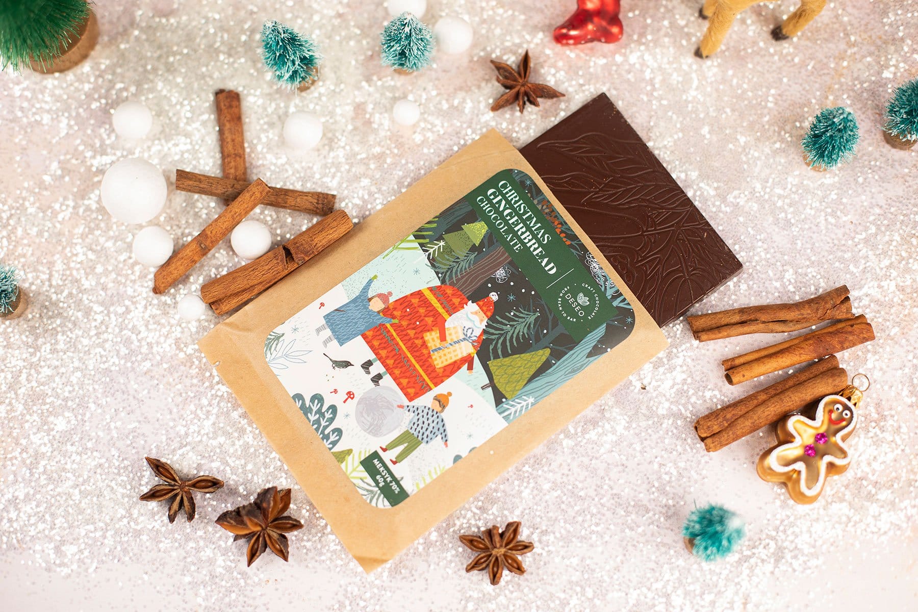 Schokoladen-Weihnachtslebkuchen