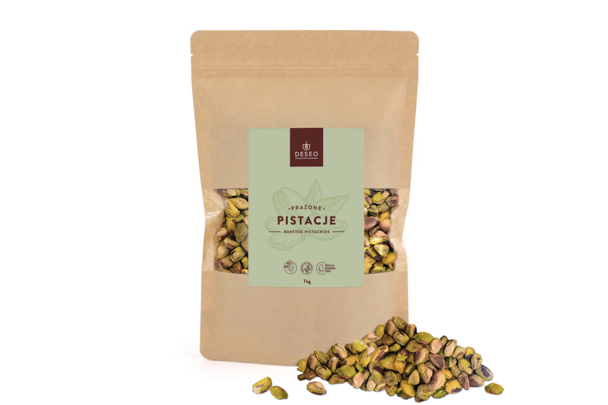 pistacje pra偶one 1kg DESEO