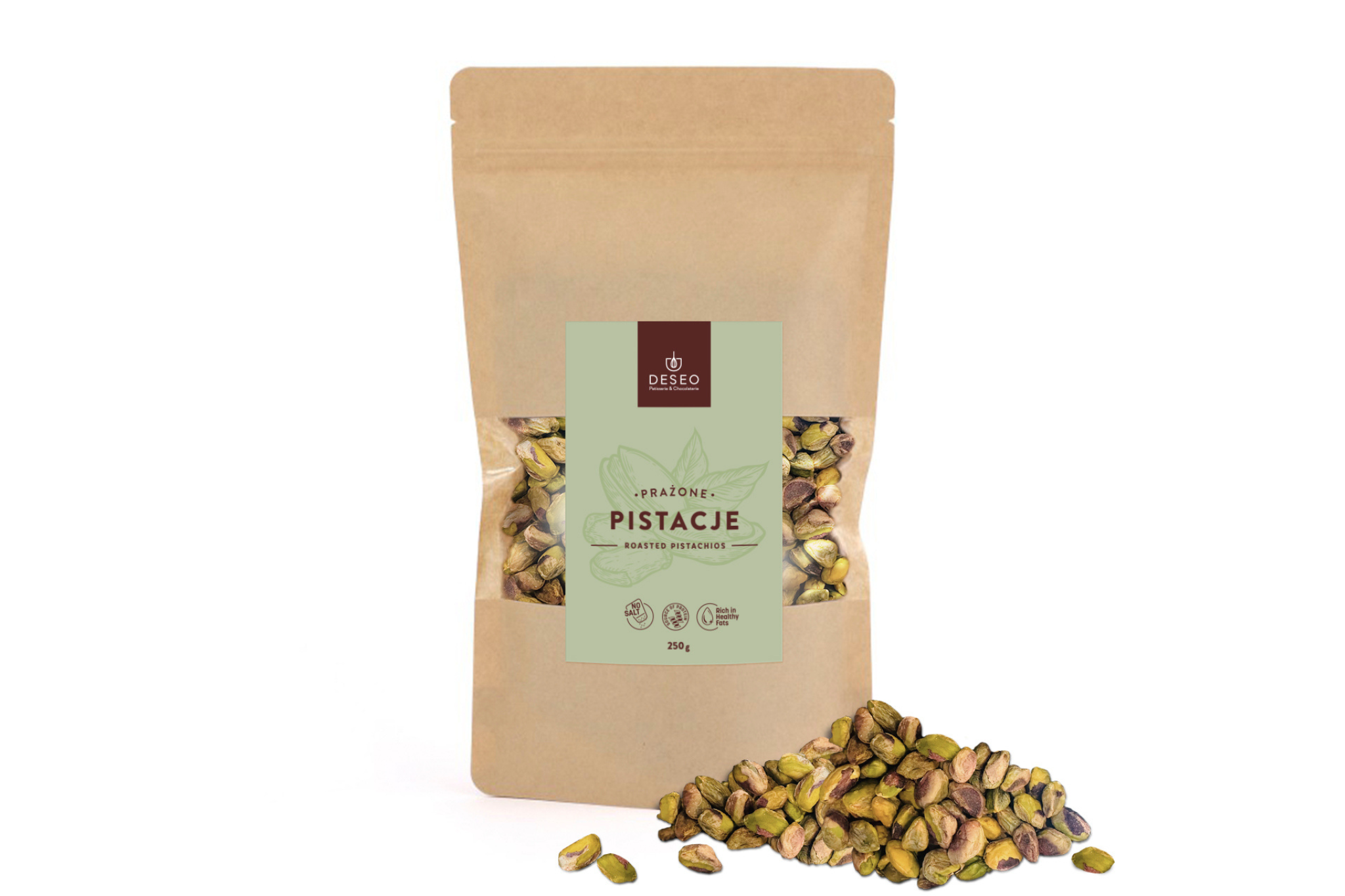 pistacje prażone 250g DESEO