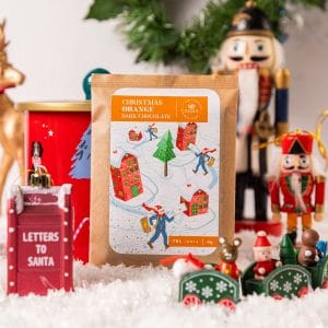 Czekolada Weihnachten Orange Dunkle Schokolade