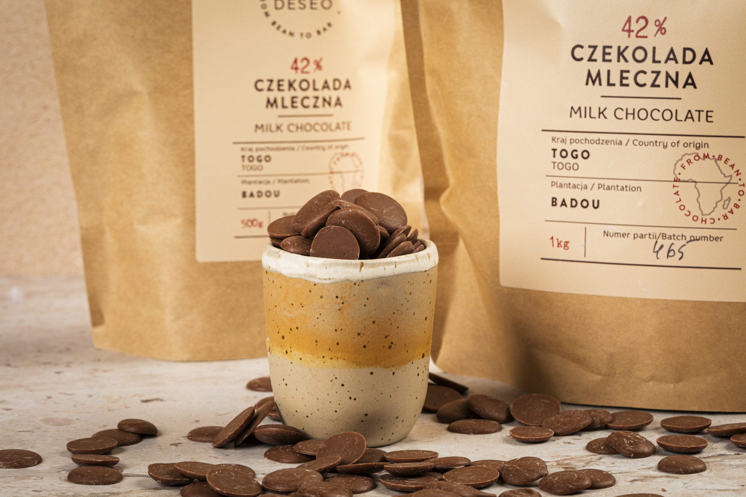 Dropsy czekolada mleczna Togo 42% 200g