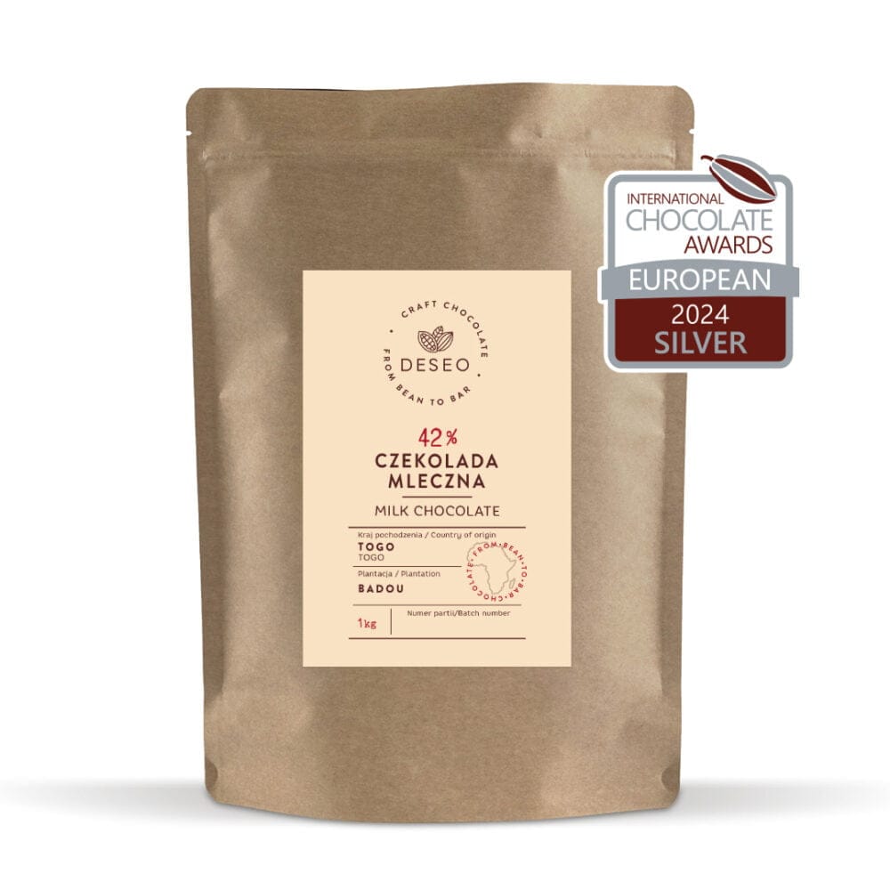 Dropsy czekolada mleczna Togo 42% 1kg