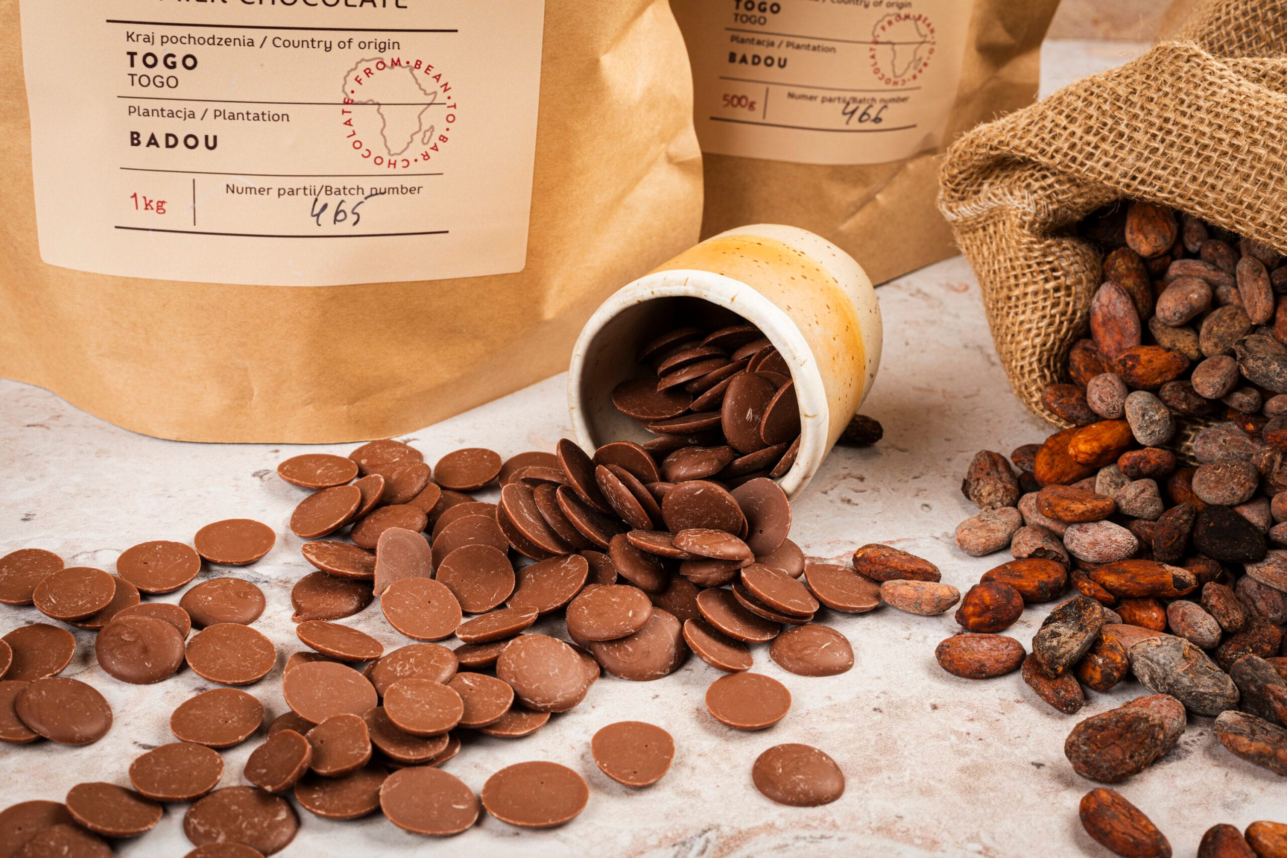 Dropsy czekolada mleczna Togo 42% 200g