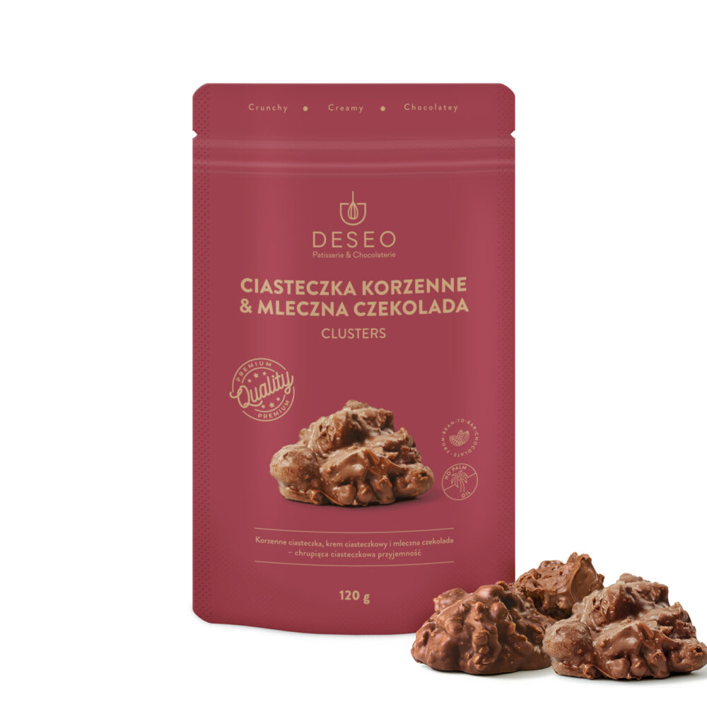 clusters CIASTECZKA KORZENNE mleczna czekolada
