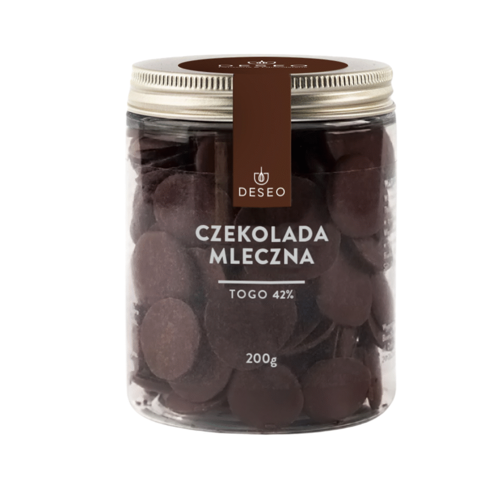 Dropsy czekoladowe Togo 42% 200g - Cukiernia DESEO Warszawa
