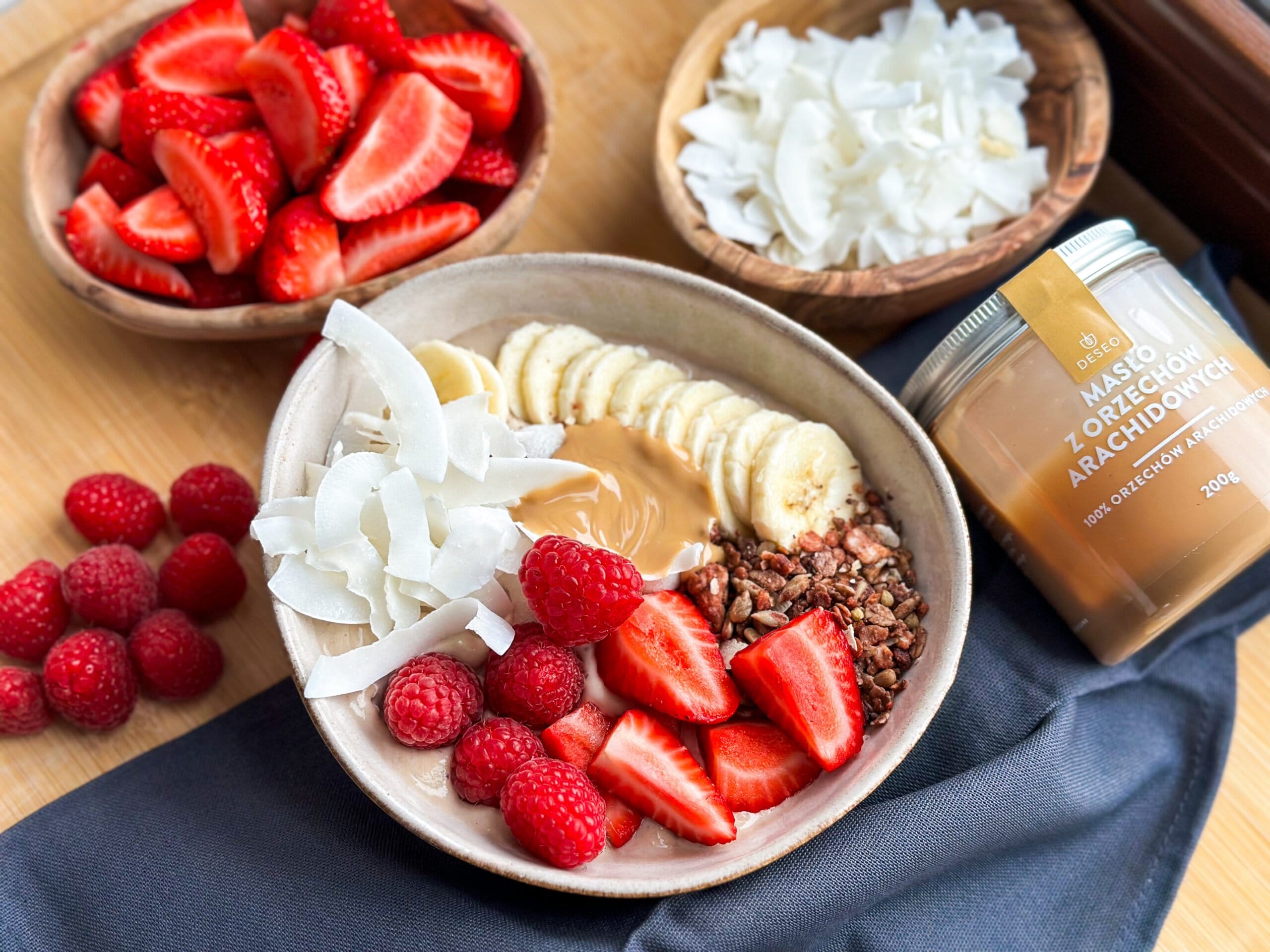 Peanut Butter Smoothie Bowl - śniadanie lub przekąska na lato!